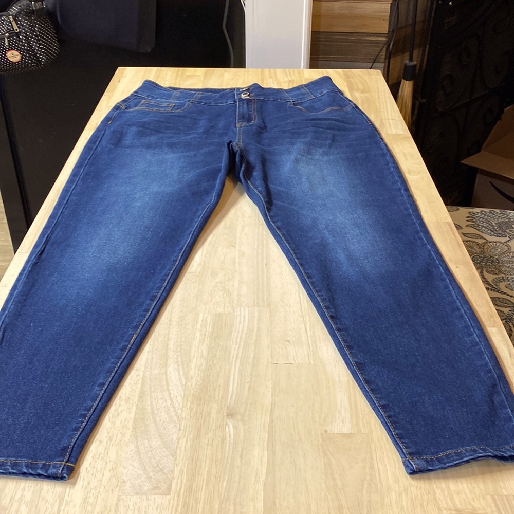 SHEIN 1XL High Rise Skinny Jeans